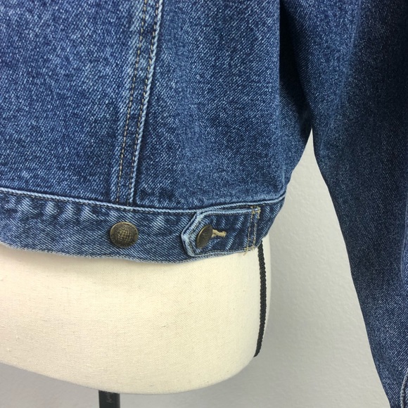 Vintage Lawman Cropped Denim Jacket - Picture 5 of 12
